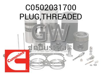 PLUG,THREADED — C0502031700