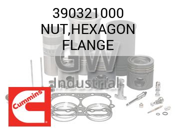 NUT,HEXAGON FLANGE — 390321000