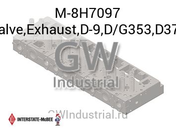 Valve,Exhaust,D-9,D/G353,D379 — M-8H7097