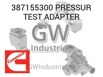 PRESSUR TEST ADAPTER — 387155300