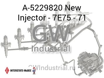New Injector - 7E75 - 71 — A-5229820