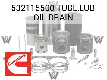 TUBE,LUB OIL DRAIN — 532115500