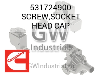 SCREW,SOCKET HEAD CAP — 531724900
