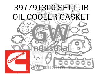 SET,LUB OIL COOLER GASKET — 397791300