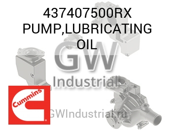 PUMP,LUBRICATING OIL — 437407500RX