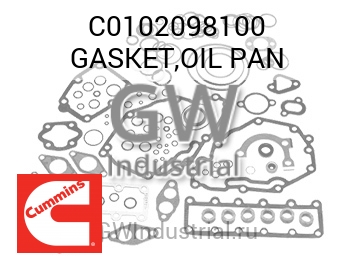 GASKET,OIL PAN — C0102098100