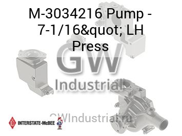 Pump - 7-1/16" LH Press — M-3034216