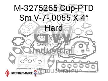Cup-PTD Sm V-7-.0055 X 4° Hard — M-3275265