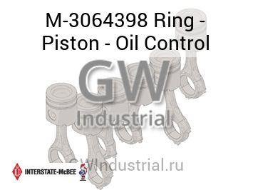 Ring - Piston - Oil Control — M-3064398