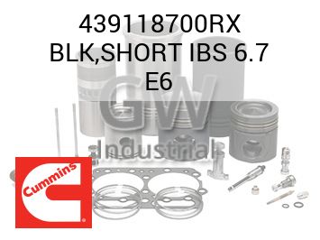 BLK,SHORT IBS 6.7 E6 — 439118700RX