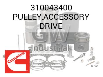 PULLEY,ACCESSORY DRIVE — 310043400