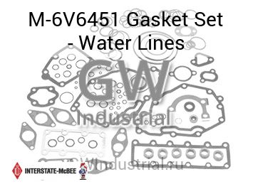 Gasket Set - Water Lines — M-6V6451