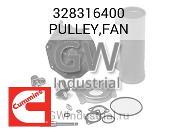 PULLEY,FAN — 328316400