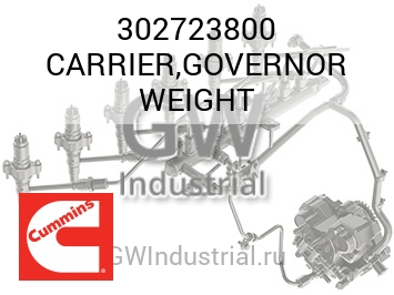 CARRIER,GOVERNOR WEIGHT — 302723800