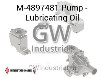 Pump - Lubricating Oil — M-4897481