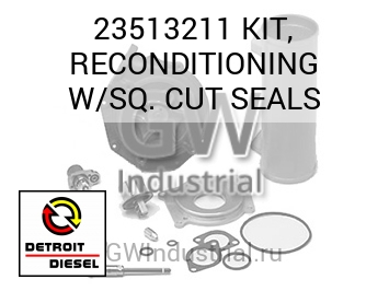 KIT, RECONDITIONING W/SQ. CUT SEALS — 23513211