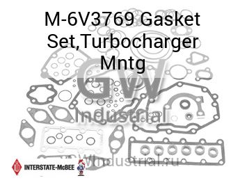 Gasket Set,Turbocharger Mntg — M-6V3769