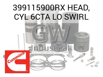 HEAD, CYL 6CTA LO SWIRL — 399115900RX