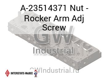 Nut - Rocker Arm Adj Screw — A-23514371