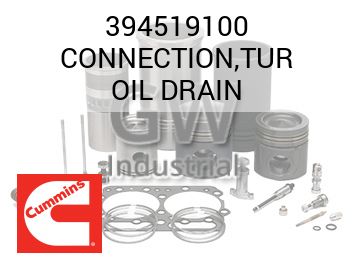 CONNECTION,TUR OIL DRAIN — 394519100