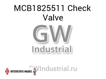 Check Valve — MCB1825511