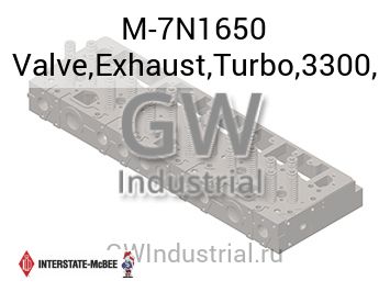Valve,Exhaust,Turbo,3300, — M-7N1650