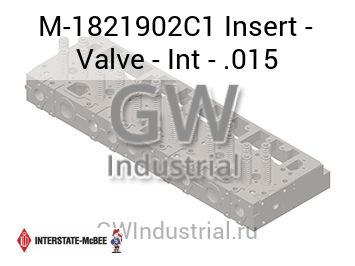 Insert - Valve - Int - .015 — M-1821902C1