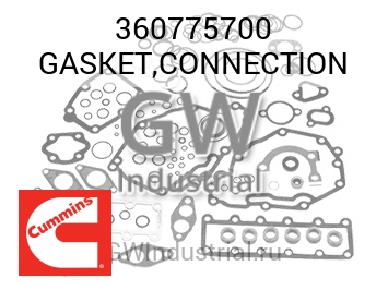 GASKET,CONNECTION — 360775700