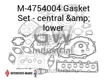 Gasket Set - central & lower — M-4754004