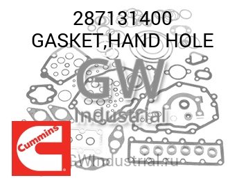 GASKET,HAND HOLE — 287131400
