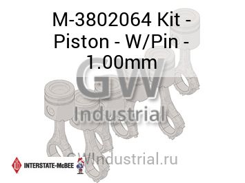 Kit - Piston - W/Pin - 1.00mm — M-3802064