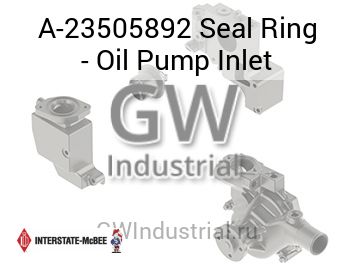 Seal Ring - Oil Pump Inlet — A-23505892