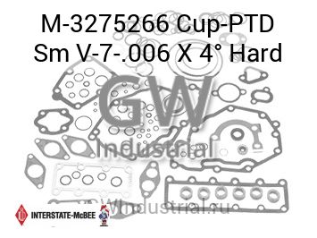 Cup-PTD Sm V-7-.006 X 4° Hard — M-3275266