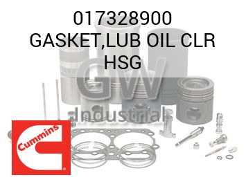 GASKET,LUB OIL CLR HSG — 017328900