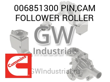 PIN,CAM FOLLOWER ROLLER — 006851300