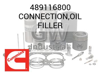 CONNECTION,OIL FILLER — 489116800