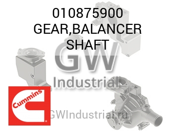 GEAR,BALANCER SHAFT — 010875900