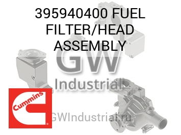 FUEL FILTER/HEAD ASSEMBLY — 395940400