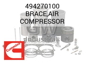 BRACE,AIR COMPRESSOR — 494270100