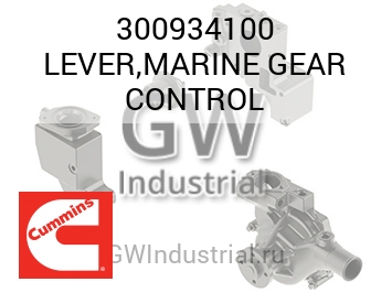 LEVER,MARINE GEAR CONTROL — 300934100