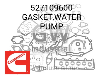 GASKET,WATER PUMP — 527109600