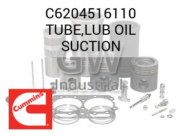 TUBE,LUB OIL SUCTION — C6204516110