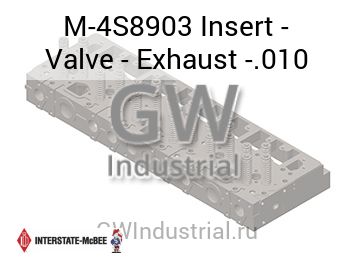 Insert - Valve - Exhaust -.010 — M-4S8903