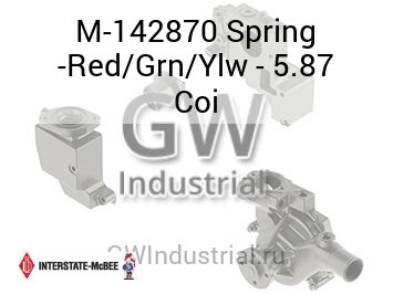 Spring -Red/Grn/Ylw - 5.87 Coi — M-142870