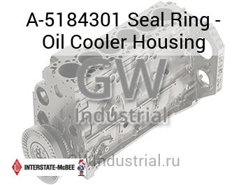 Seal Ring - Oil Cooler Housing — A-5184301
