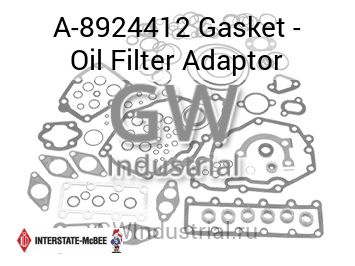 Gasket - Oil Filter Adaptor — A-8924412