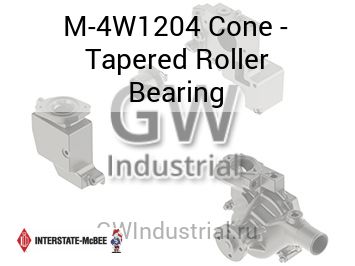 Cone - Tapered Roller Bearing — M-4W1204