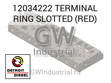 TERMINAL RING SLOTTED (RED) — 12034222