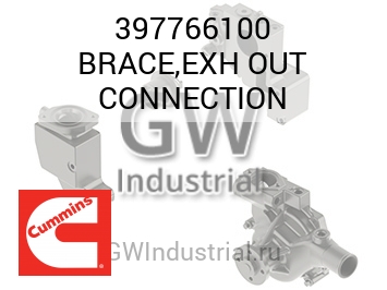 BRACE,EXH OUT CONNECTION — 397766100