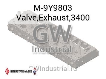 Valve,Exhaust,3400 — M-9Y9803